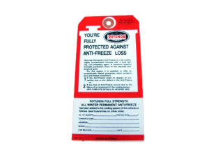 DDF239 Rotunda Antifreeze Tag