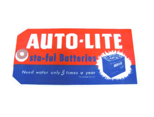 DDF243 Autolite Sta-ful Battery Tag