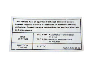 DDF311 Decal, Emission