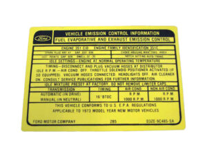 DDF312 Decal, Emission