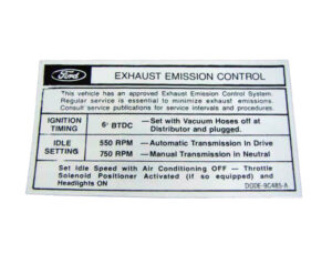 DDF322 Decal, Emission
