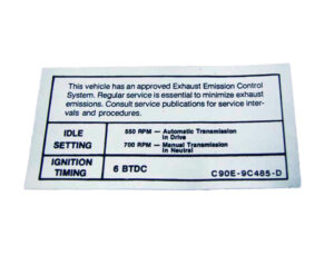 DDF323 Decal, Emission