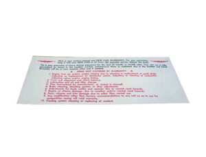 DDF408 Owners Manual Envelope