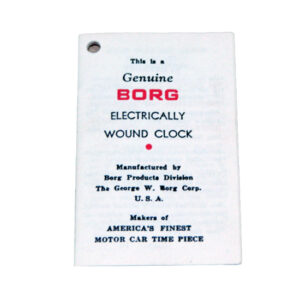 DDF481 Clock Instruction Booklet
