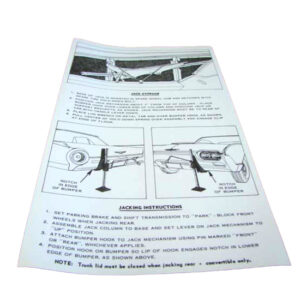 DDF502 Decal, Jack Instructions