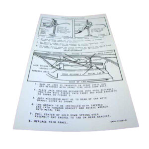 DDF504 Decal, Jack Instructions