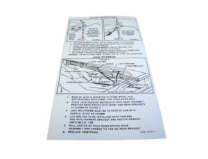 DDF505 Decal, Jack Instructions