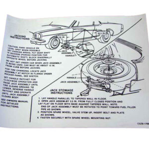 DDF514 Decal, Jack Instructions