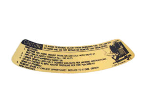 DDF517 Decal, Space Saver Instructions