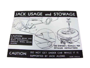 DDF522 Decal, Jack Instructions