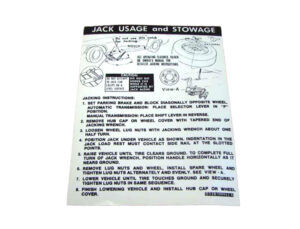 DDF526 Decal, Jack Instructions