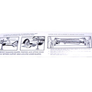 DDF531 Decal, Retractable Jack Instructions