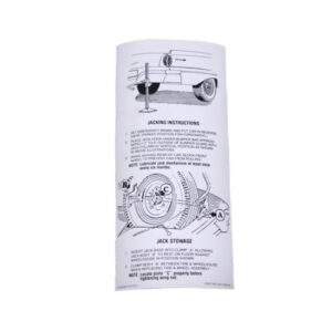 DDF534 Decal, Jack Instructions