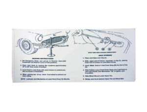 DDF540 Decal, Jack Instructions