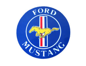 DDF603 Decal, Mustang, 3 Inch Round