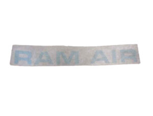 DDF609 Decal, Ram Air Hood, Black