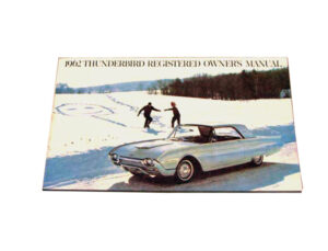 DLT014 Owners Manual 1962 Thunderbird