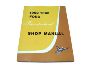 DLT031 Shop Manual 1962/1963 Thunderbird