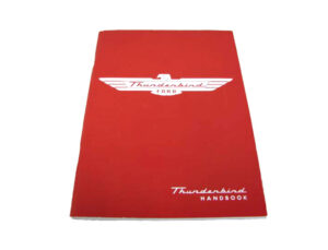 DLT063 Owners Manual 1955 Thunderbird