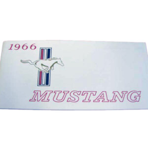 DLT120 Owners Manual 1966 Mustang