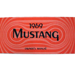 DLT126 Owners Manual 1969 Mustang