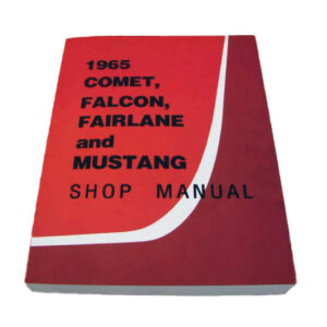 DLT134 Shop Manual 1965 Mustang