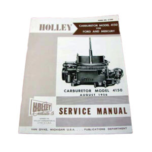 DLT168 Holley 4bbl Carburetor Manual