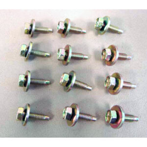 DHK2132 Fender Bolts With Disc Washers, Gold