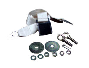 DSB007 Seat Belt, Parchment, 54 Inch