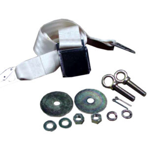 DSB007 Seat Belt, Parchment, 54 Inch