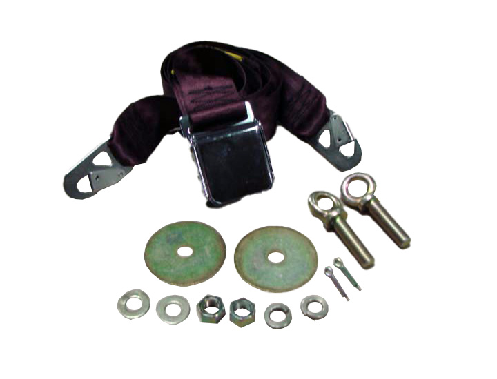 DSB016 Seat Belt, Maroon, 74 Inch