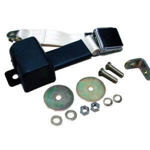 DSB026 Seat Belt, Parchment, Retractable