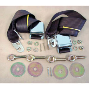 DSB038 Seat Belts, Buckskin, Pair